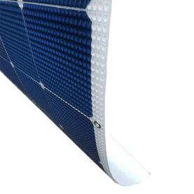 Flexible solar panel curve